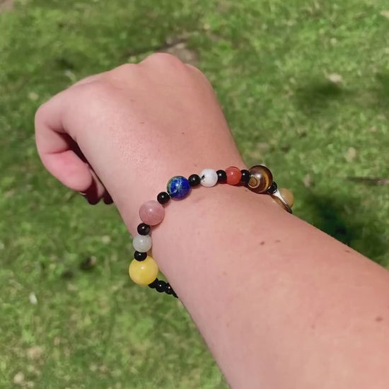 Solar System Planets Beaded Bracelet