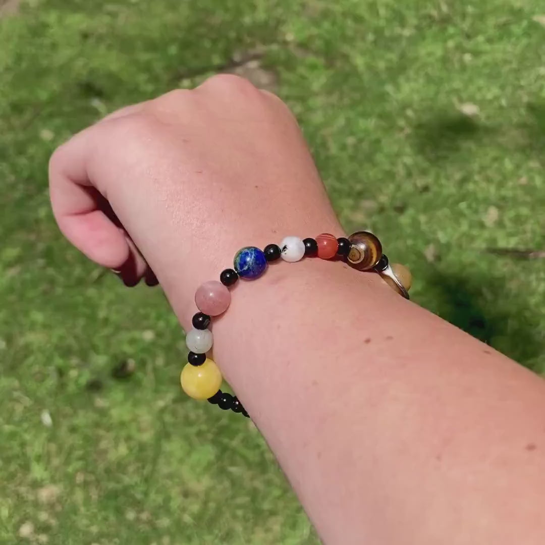 Solar System Planets Beaded Bracelet